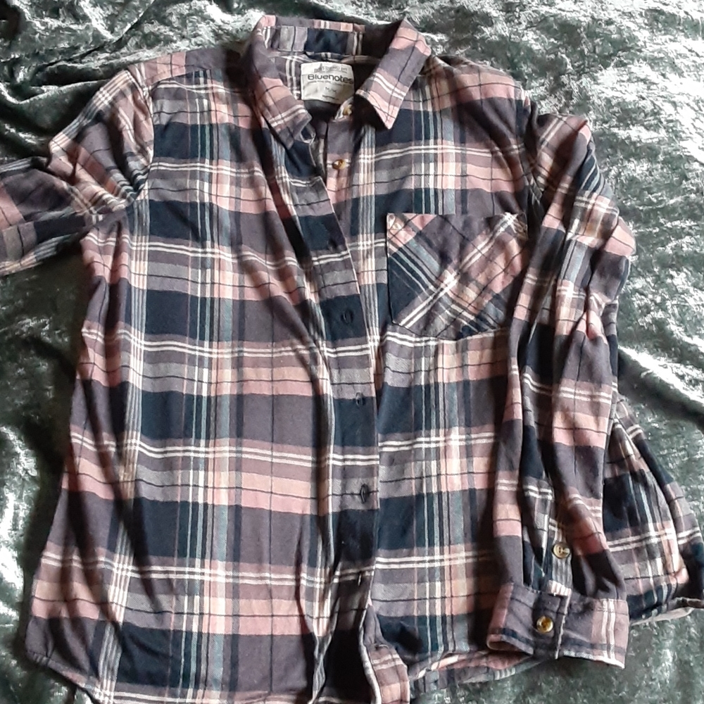Pink and blue plaid